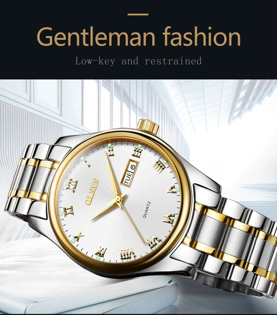 OLEVS парные часы из нержавеющей стали женские часы мужские uhr Reloje mujer montre femme водонепроницаемые кварцевые наручные часы erkek kol saati