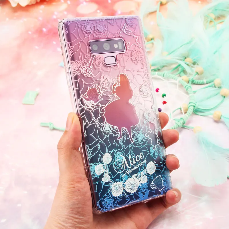 style 2 Чехол для samsung Galaxy Note 9 Note 10 Pro Note10 Plus, мягкий силиконовый чехол с изображением русалки, милый прозрачный чехол - Цвет: style 2