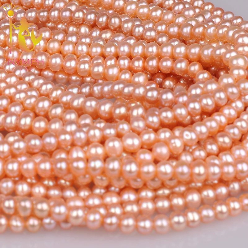 [Нимфа] натуральный пресноводный жемчуг Бусины для ювелирных изделий Цветные