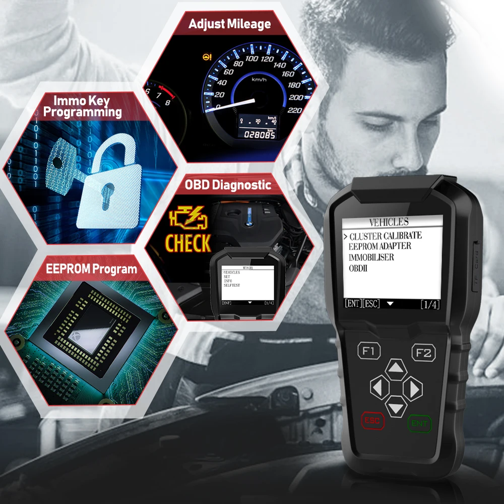 OBDPROG MT601 код считыватель одометр коррекция Immo ключ Программирование EEPROM программа бесплатное обновление OBD диагностический инструмент Регулировка пробега