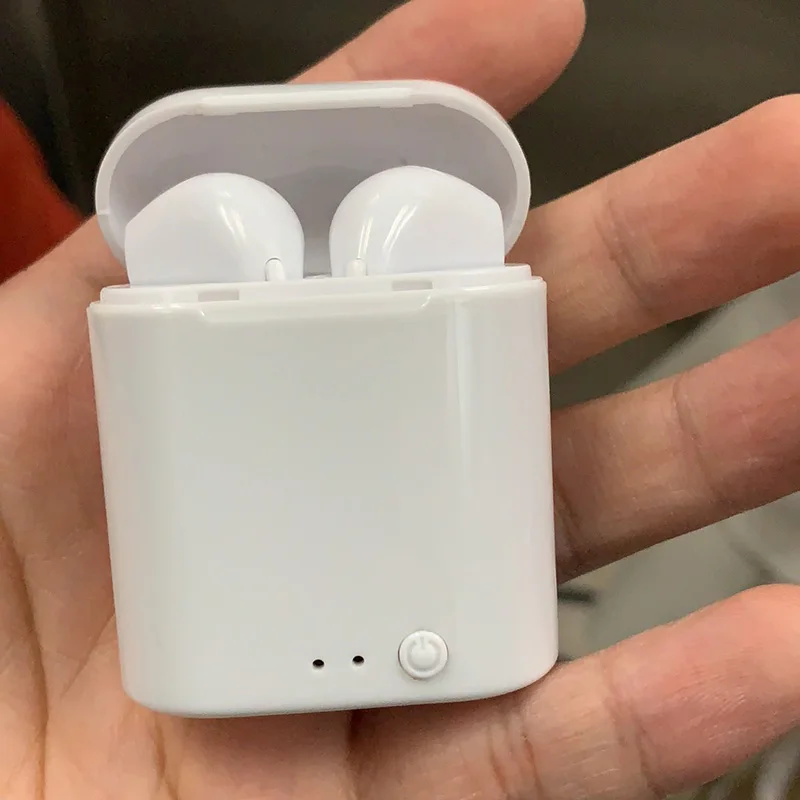 20 шт./лот новые высококачественные маленькие беспроводные Bluetooth наушники i7 Mini TWS
