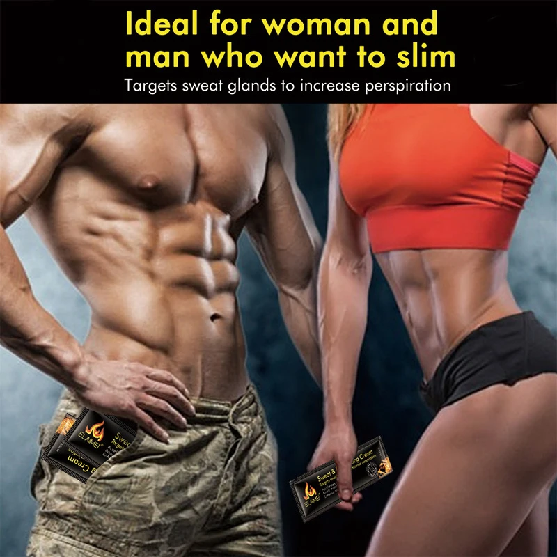 

10pcs/pack Sweat Fat Burning Cream Slimming Weight Loss Compact Abdominal Muscle Health99