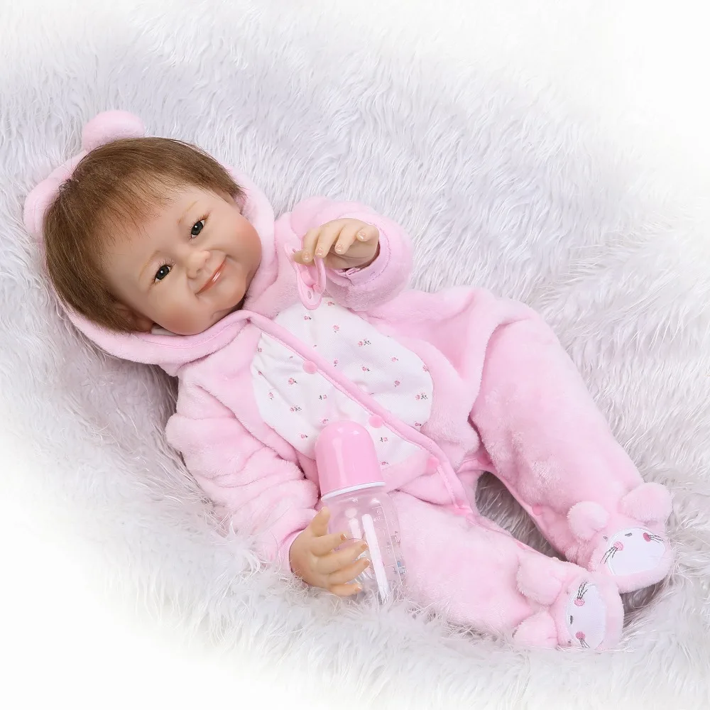 Кукла реборн NPK силиконовая 22 дюйма 55 см|doll reborn|reborn baby dollsilicone reborn dolls |