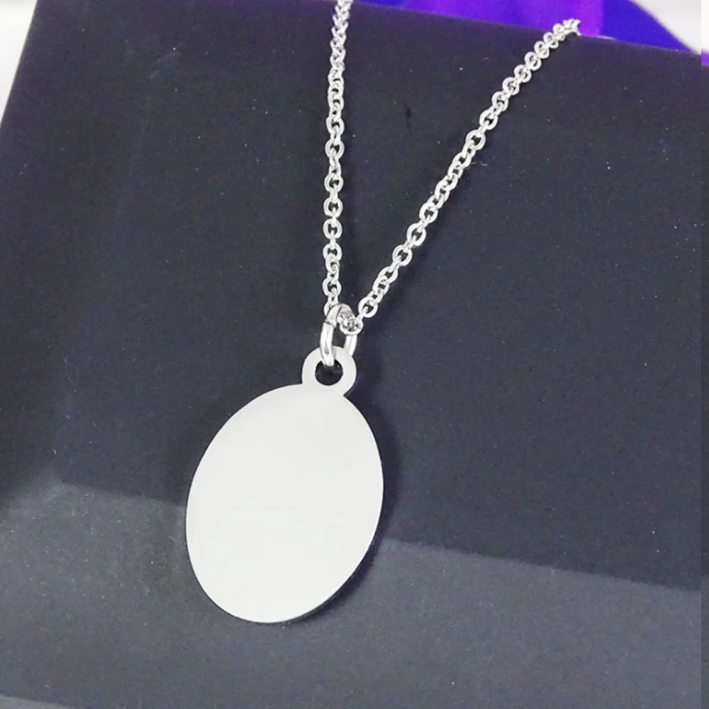 Stainless Steel Heart Necklace Engrave Name Logo Text Necklace-Custom Charms Laser Your Own Small Quantity | Украшения и