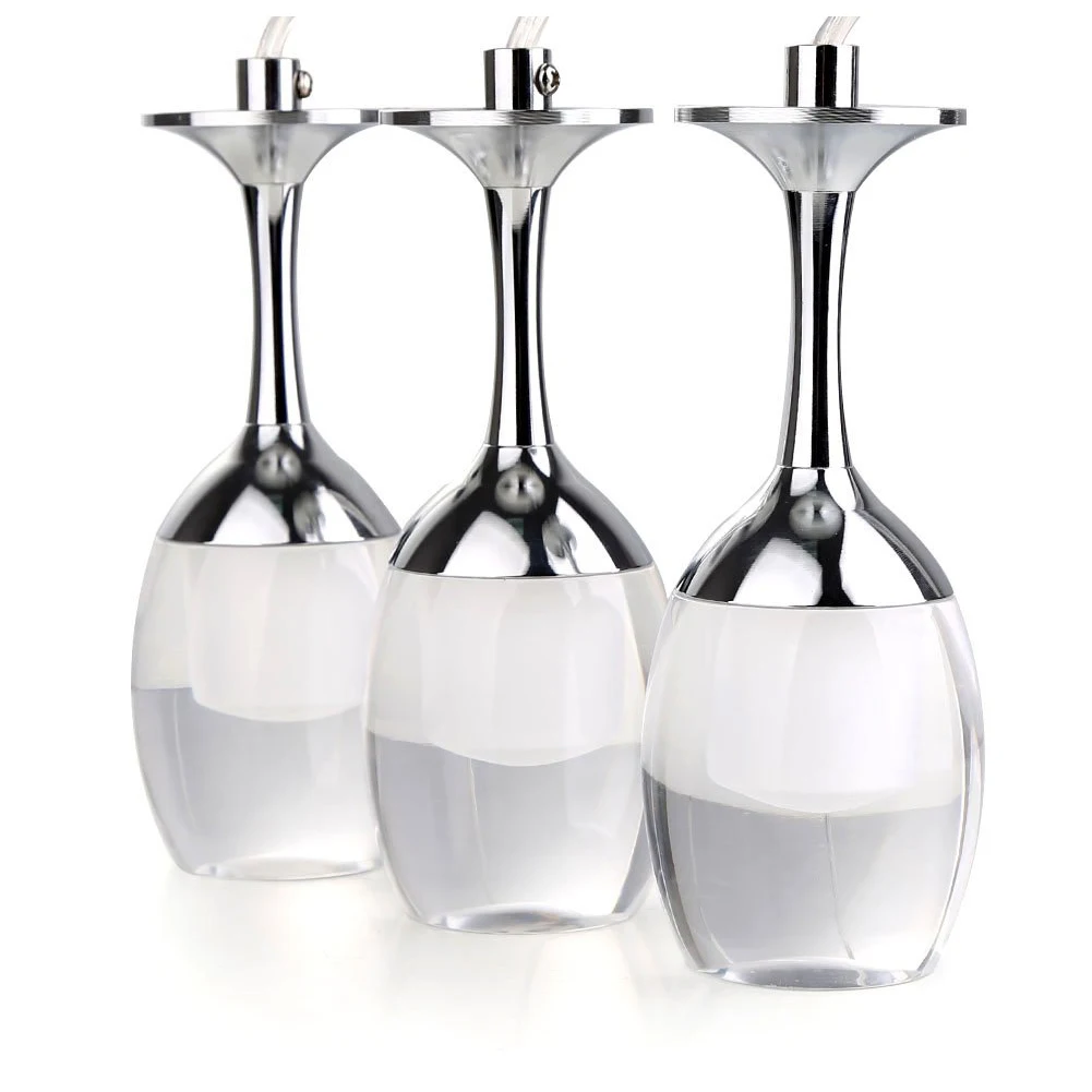 Высокое качество художественный Декор винный стеклянный оттенок светодиодный