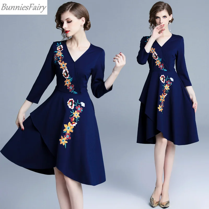 BunniesFairy 2018 осенне зимнее женское модное платье принцессы в винтажном ретро стиле