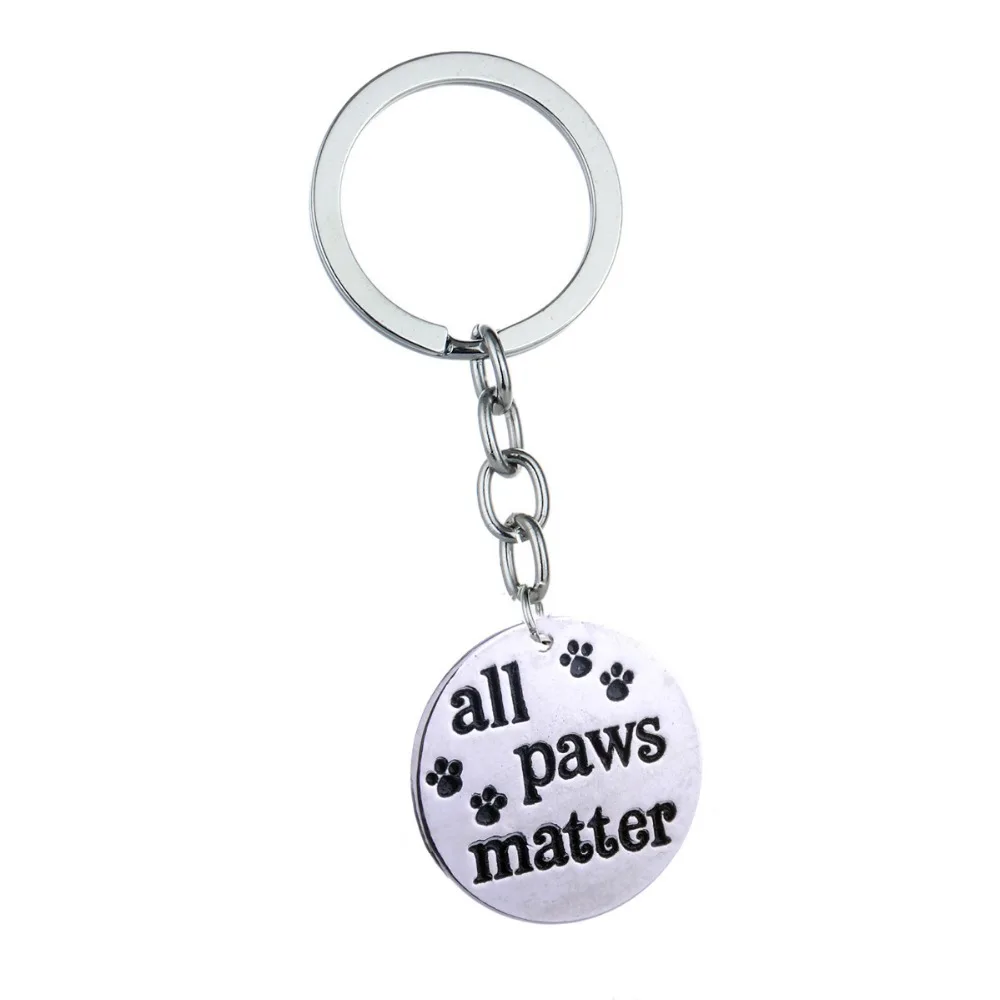 Все лапы материя спасательный брелок для домашних животных принт собака кошка