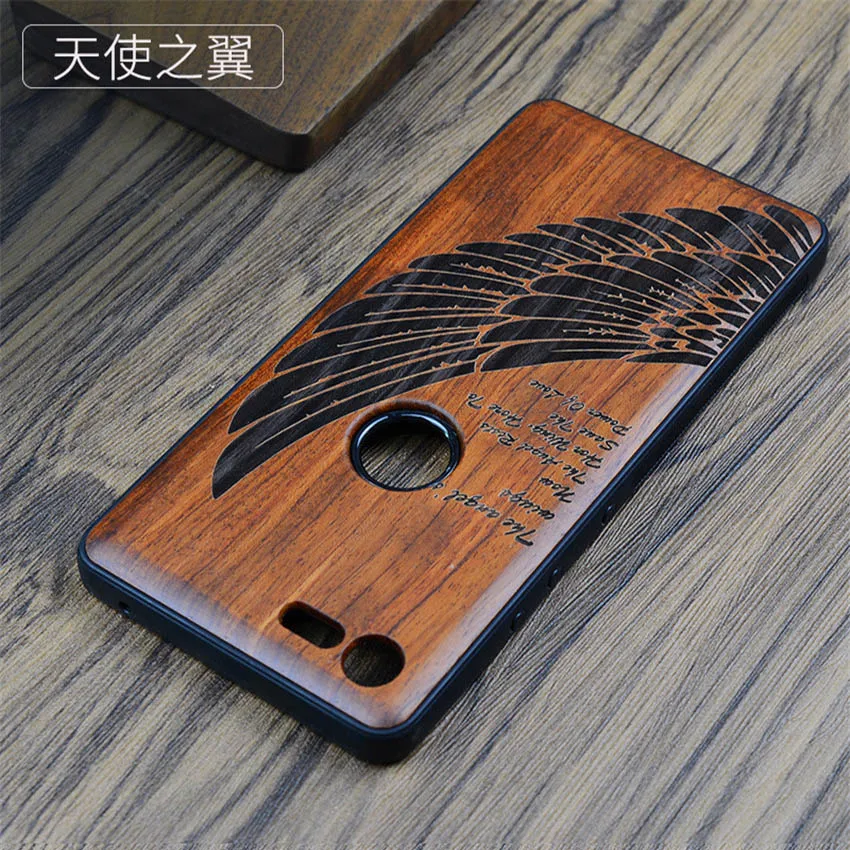 2019 New For Smartisan nut pro 2s Case Slim Wood Back Cover TPU Bumper 2 s Phone Cases |