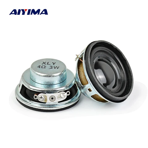 Aiyima 2pcs 1,5 polegadas alto-falantes portáteis Altavoz Portatil 4OHM 3W 13 Palestrante principal Computador DIY Bluetooth Compatível com o alto-falante Compatível com o Bluetooth