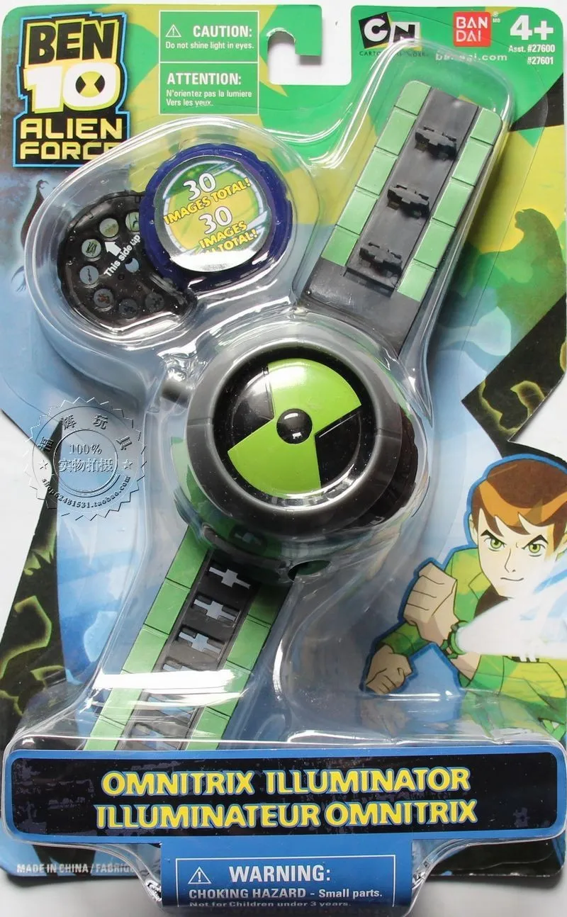 Ben10 omnitrix часы Стиль Дети проектор часы Япония Подлинная Ben 10 часы игрушка проектор средняя поддержка падение Дети Рождественский подарок