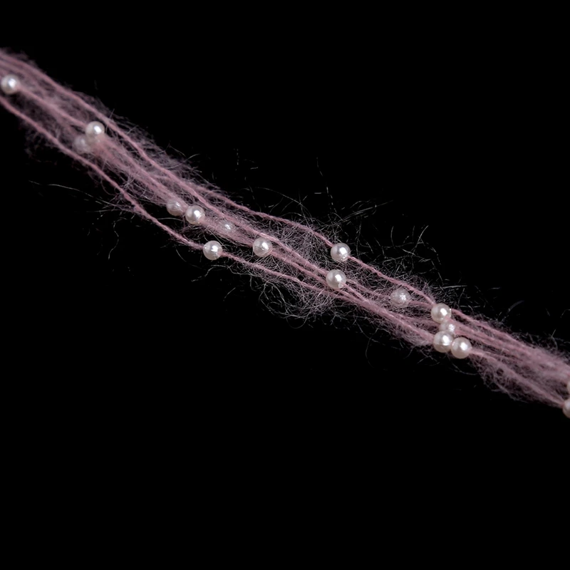 Носки для новорожденных из мохера повязка на голову с жемчужиной Головные уборы