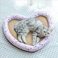 pet dog self cooling mat pad for kennels crates and beds heart shape ml