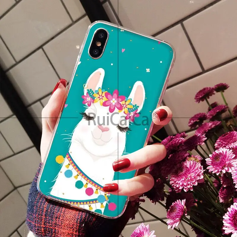 Ruicaica Lama Llama Alpacas Новинка чехол для телефона Fundas iPhone 6S 6plus 7 7plus 8 8Plus X Xs MAX 5 5S XR |