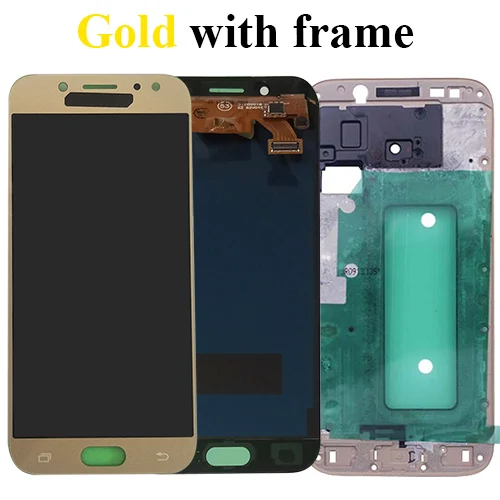 Gold with Frame J530F дисплей для samsung Galaxy J5 J5 Pro lcd J530 J530F J530M SM-J530F J5 Pro Дисплей lcd сенсорный экран дигитайзер Запчасти - Цвет: Gold with Frame