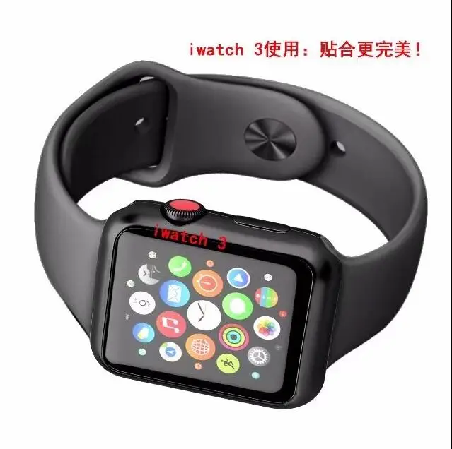 Серия 1 и 2 и 3 мягкий силиконовый бампер для Apple Watch Case 38 мм 42 мм модный защитный чехол из ТПУ для iWatch идеальный бампер
