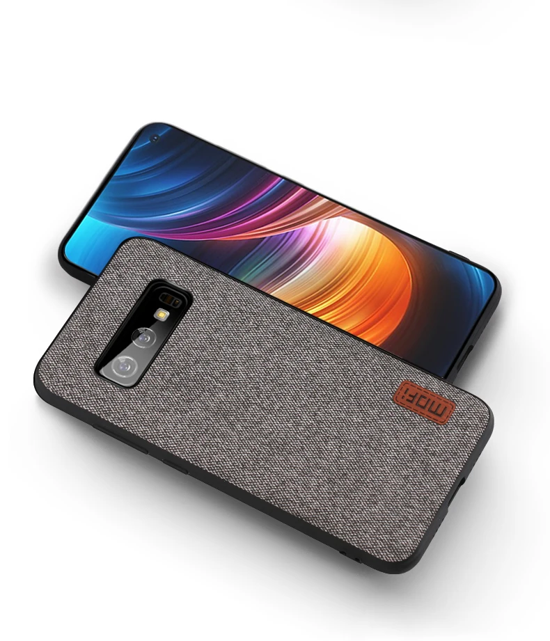 Для samsung S10 Plus чехол MOFI для samsung Galaxy S10 тканевый чехол-накладка для samsung S10E Full cover S10+ деловой чехол
