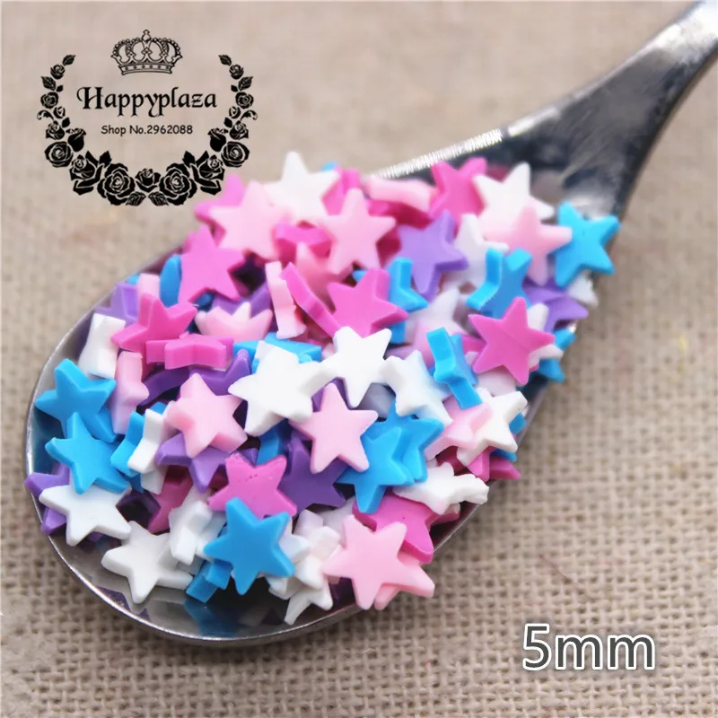30 г смешанные цвета Полимерная глина сердце/звезда/цветок/лук/снежинка/круглый/кости ломтик/гранулированный для телефона чехол/хлеб крошки DIY