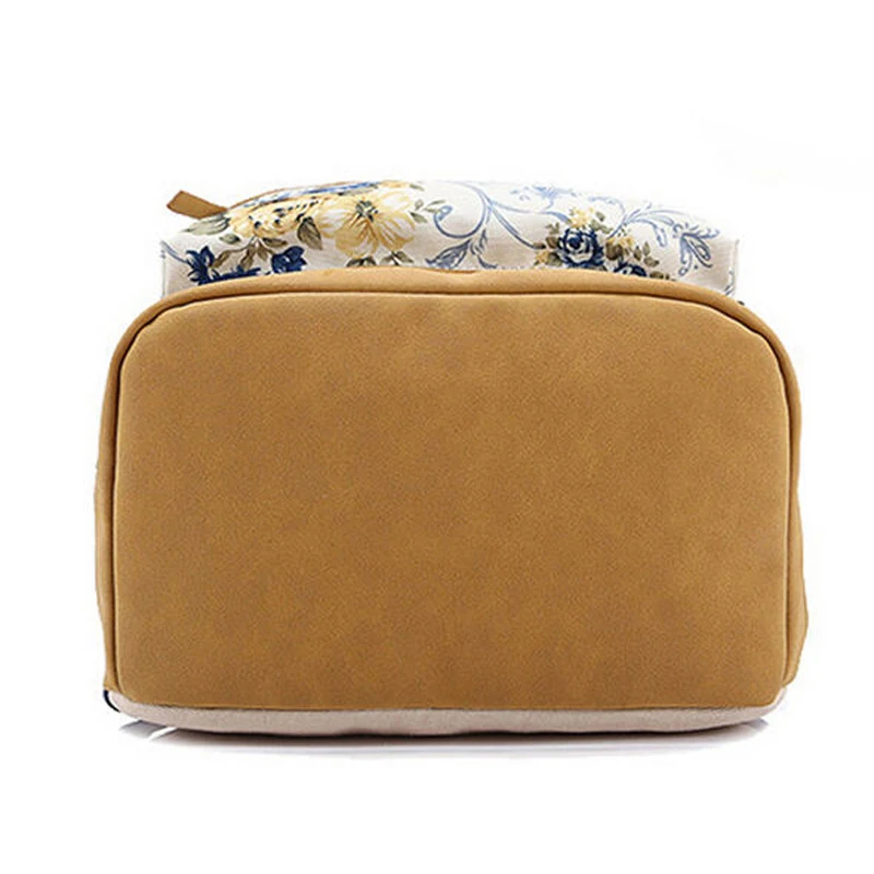 2018 холстинный школьный рюкзак для девочек с печатанием цветов ноутбука P112|bag