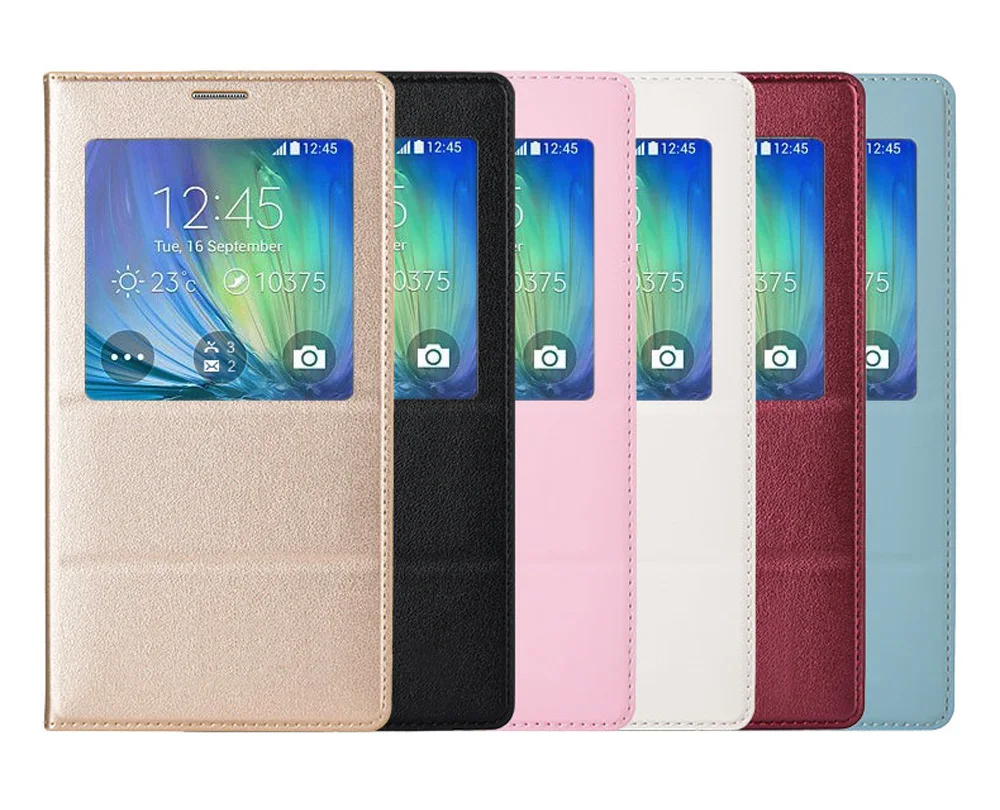 Asuwish откидная крышка кожаный чехол для Samsung Galaxy Note 4 Note4 N910 N910F N910H телефона чехол Smart View с чип