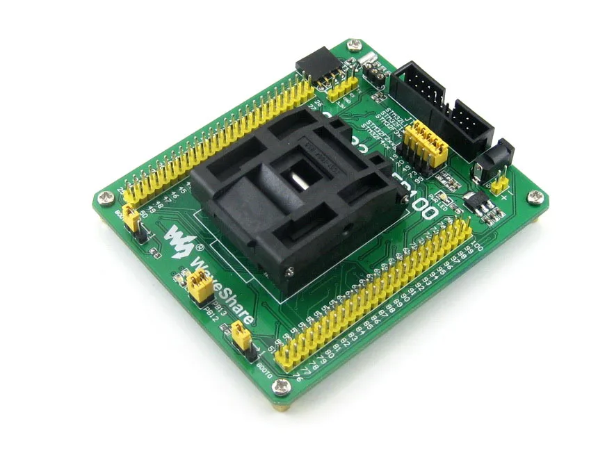 QFP100 LQFP100 QFP STM32F2 STM32F4 STM32 IC тестовая розетка программируемый Адаптер 0 5 Шаг |