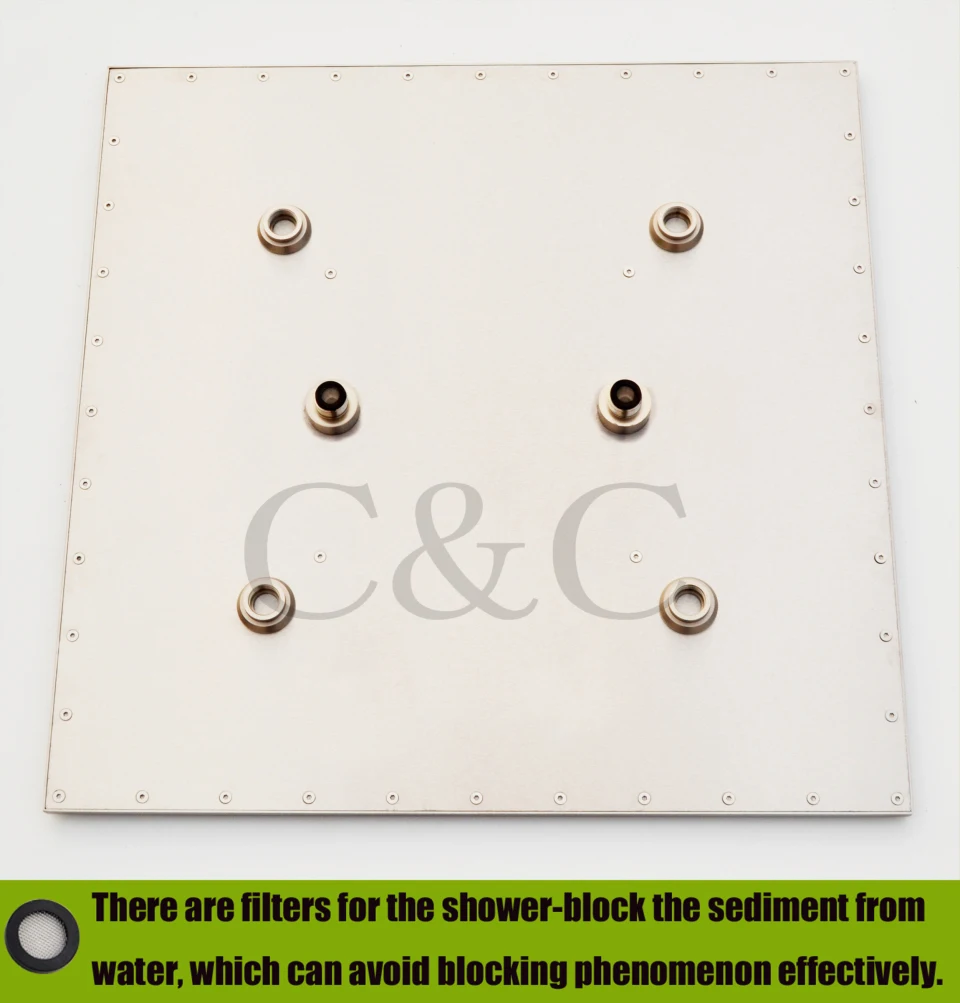 Технология Air Power! Смеситель для душа с экономией воды 20 дюймов|bathroom shower faucet|shower