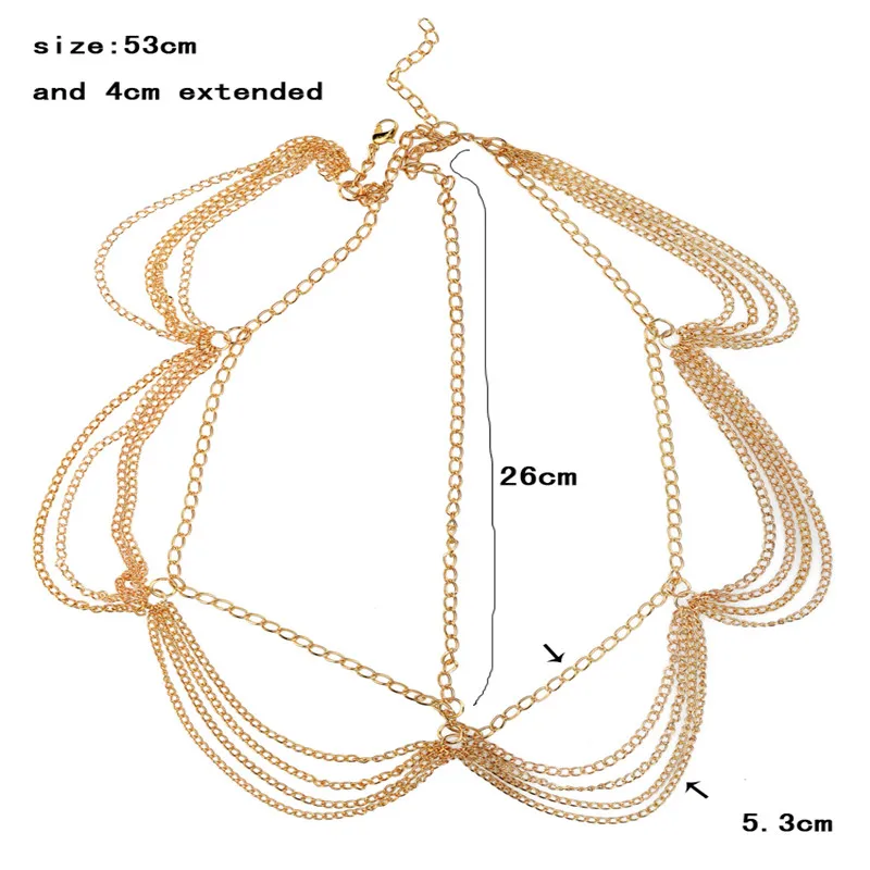 Винтажная Многослойная Металлическая повязка на голову золотого цвета