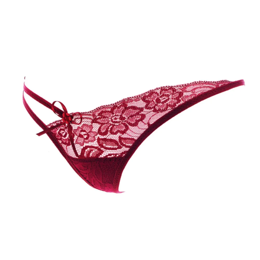 Сексуальные женские кружевные трусики нижнее белье женское с Т образным вырезом