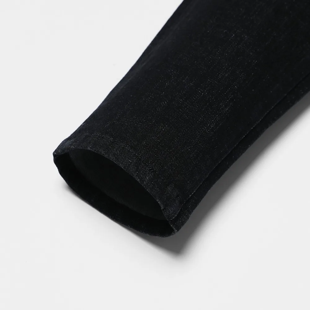 SIMWOOD Новый 2019 зима Для мужчин джинсы модные рваные Slim Fit Модные Джинсовые брюки