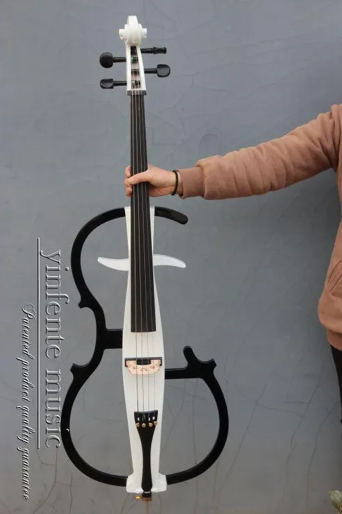4/4 New Electric cello White Blue Black Yellow solid wood | Спорт и развлечения