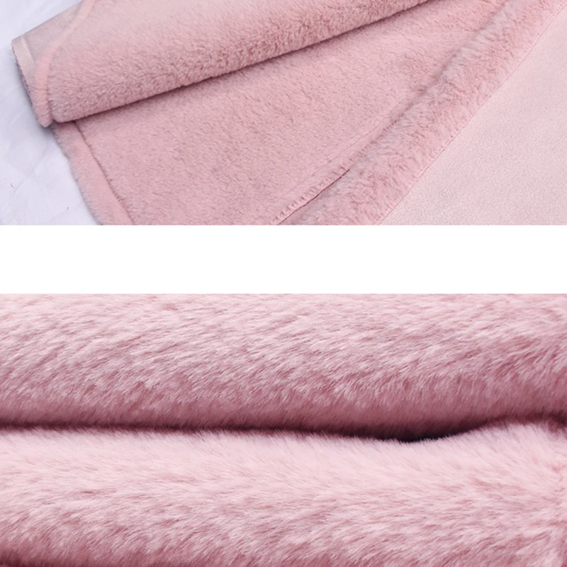 Искусственная кожа оленя плюс бархатное пальто для женщин 2020 зимняя однотонная