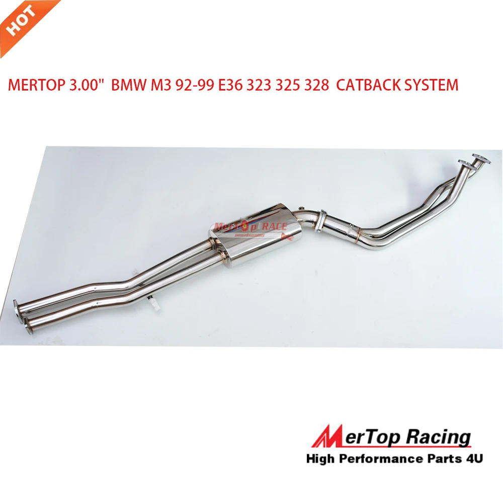Комплект для глушителя MerTop Race M3 E36 3 Series 92 99 323i 325i 328i 00 дюйма|kit kits|kit m3race muffler |