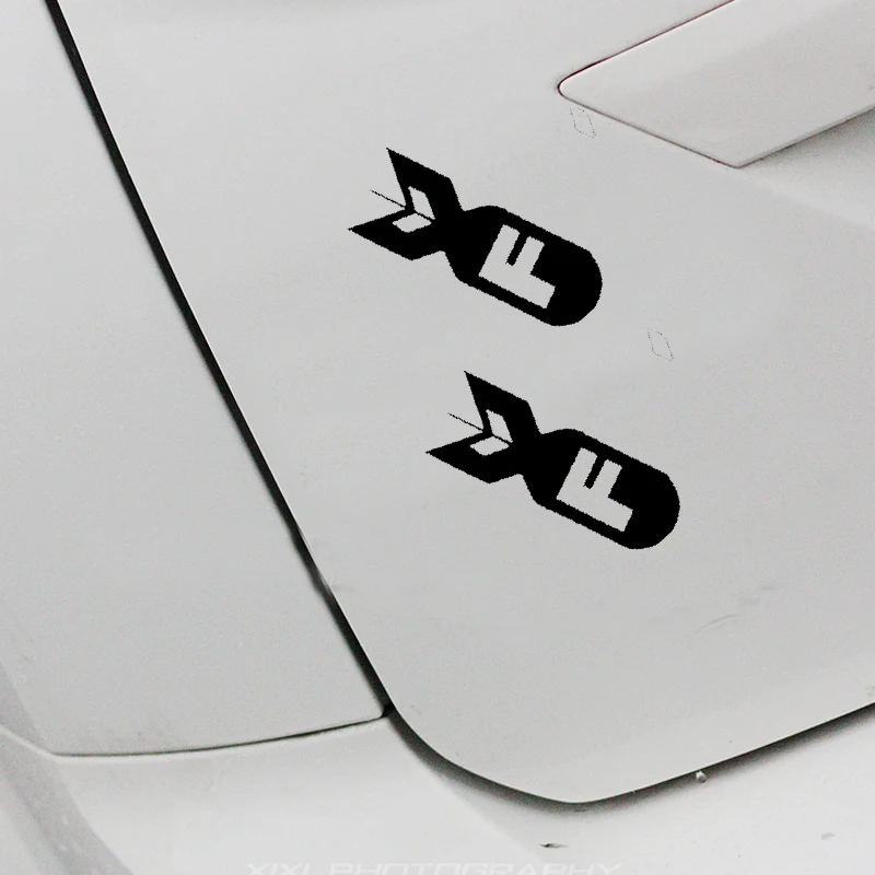 Наклейка XGS виниловая для автомобиля мотоцикла электровелосипеда 12 см х 4 2 шт. |