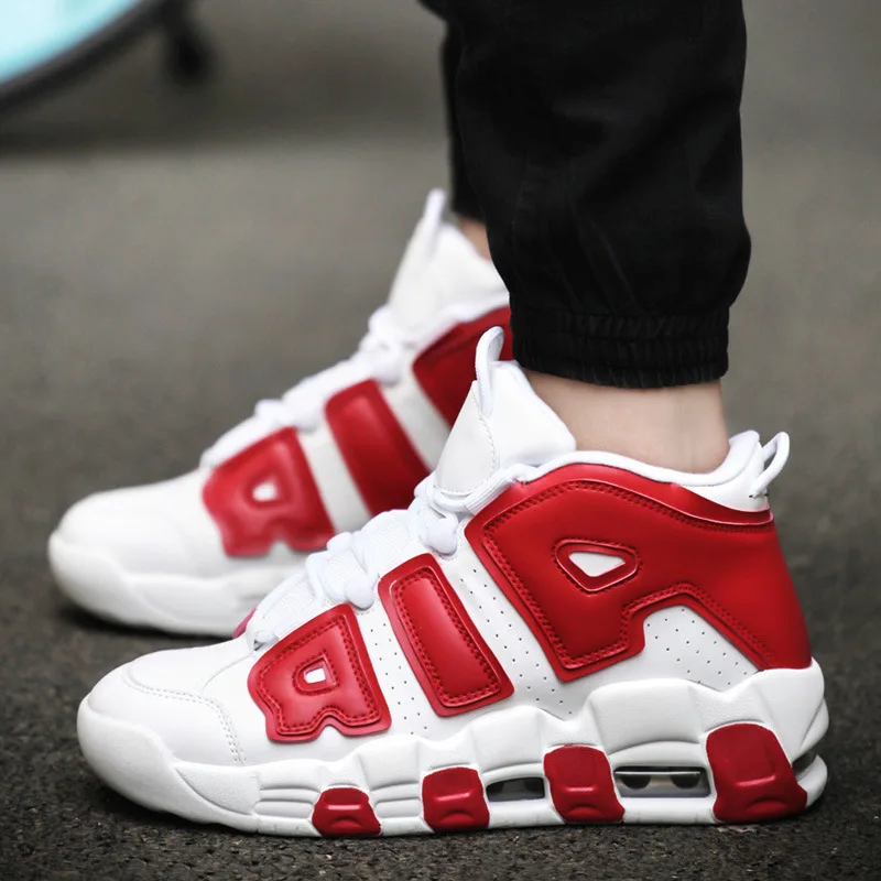 Мужская Осенняя прогулочная обувь Air Sports More Uptempo легкие кроссовки для женщин