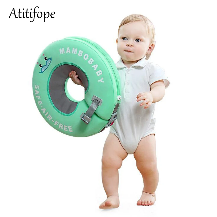 Безопасное детское плавательное кольцо без надувания с двойной защитой Детская