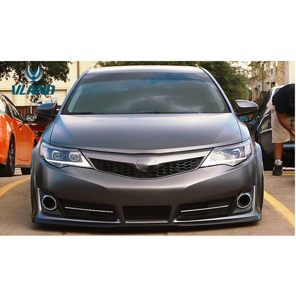 Lsmy для TOYOTA CAMRY 2012 2013 светодиодная фара в сборе лампы стоп Стоп сигнал поворота DRL дальний и ближний свет объектива