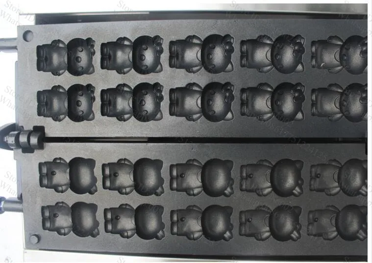 Вафельница электрическая в форме кошки 110 В 220 В|waffle maker machine|waffle ironcommercial waffle |