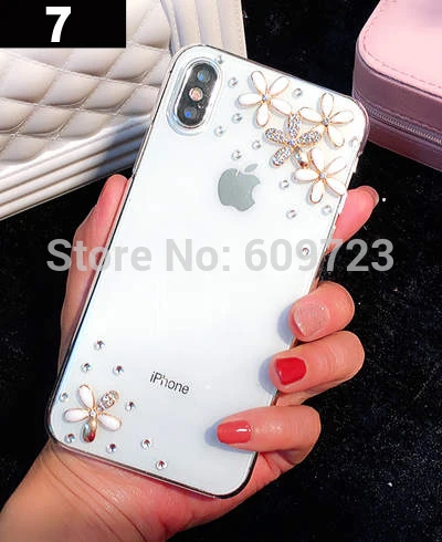 For Xiaomi Mi6 Mi8 Mi 5 6 8 SE Max Mix Note 2 3 2S 5S 5C 5X A1 6X A2 Lite Pro Rhinestone Case Bling Diamond cover 1-7# |