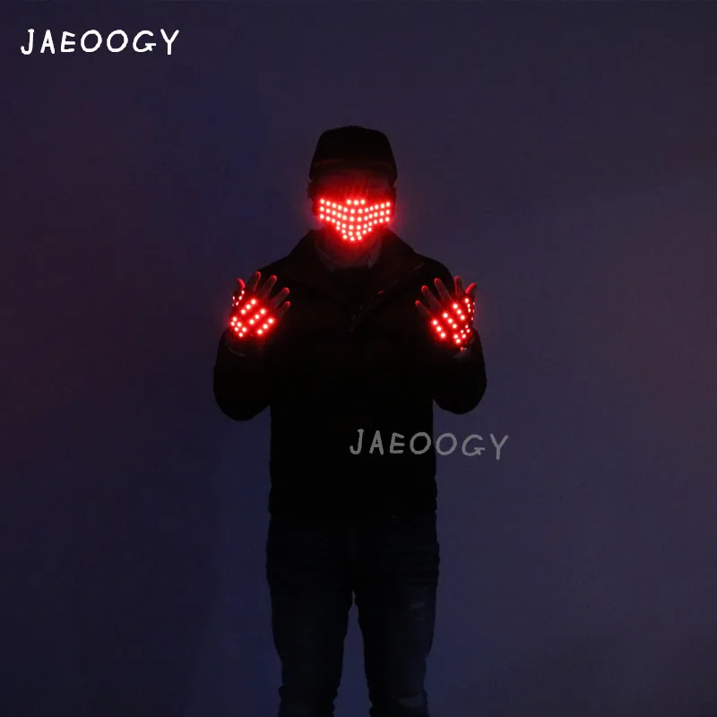 Бесплатная доставка светодиодный перчатки Стадия Танцы производительность