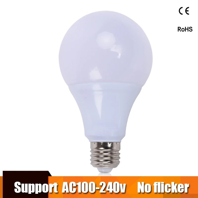 

Real Power LED Bulb E27 LED Lampada Ampoule Bombilla 3W 6W 9W 12W 15W 18W 21W LED Lamp 220V Cold/Warm White Led Spotlight