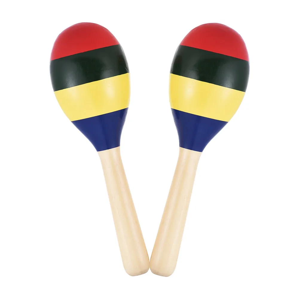 Пара деревянных большой маракасы румба шейкеры погремушки погремушка