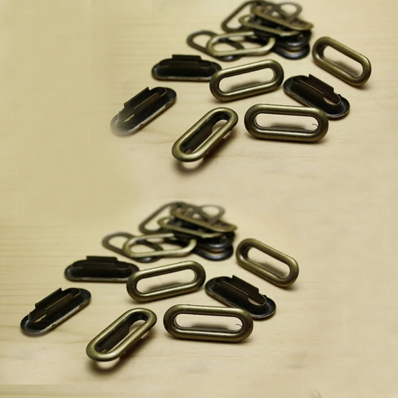 1 дюйм (внутренний размер 25 мм) антилатунные овальные люверсы 1000 шт|oval eyelet|oval grommet1