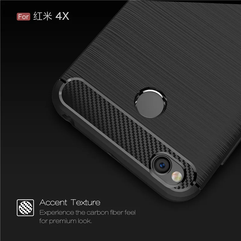 Чехол Thouport для Xiaomi Redmi Note 4X чехол из углеродного волокна мягкий ТПУ силиконовые