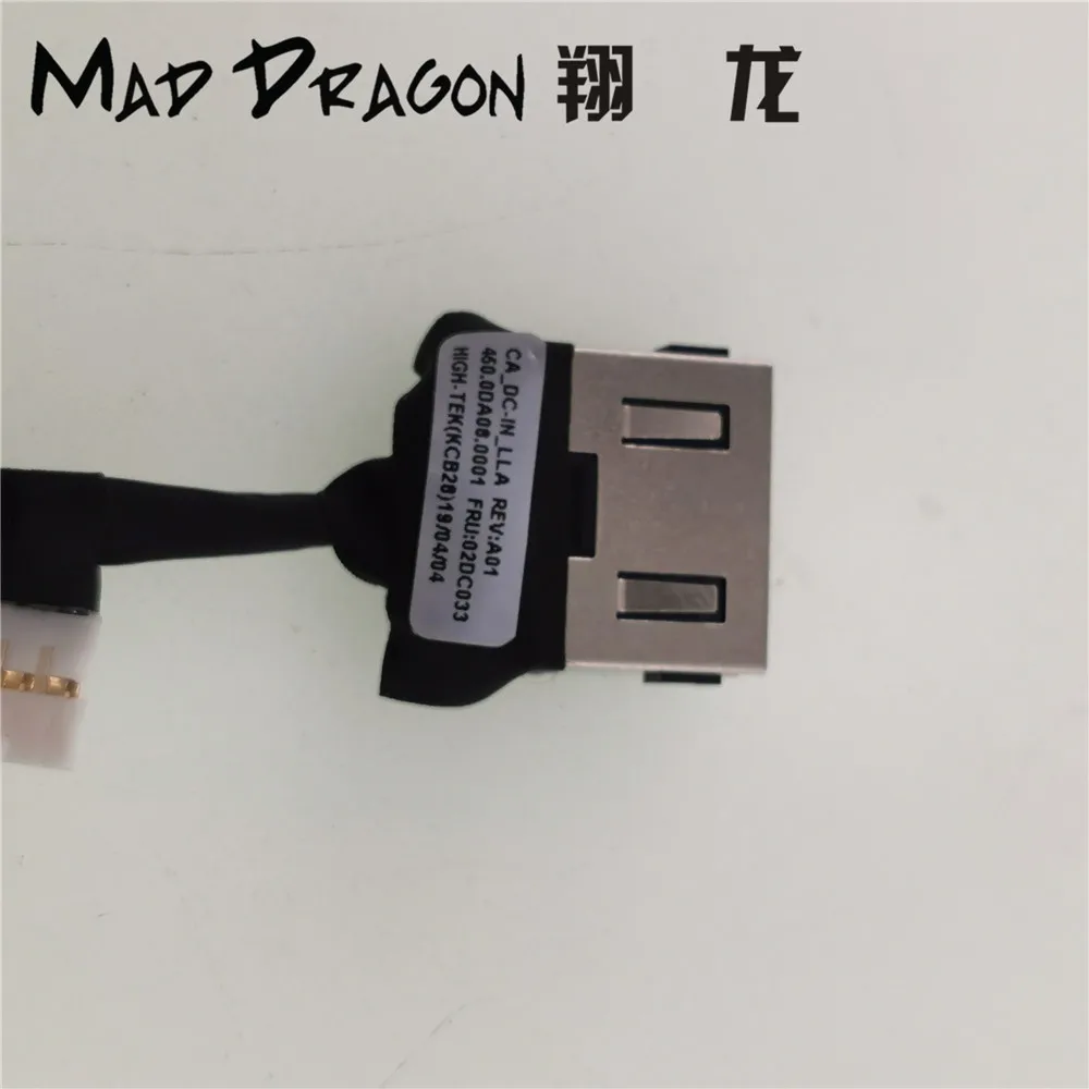 Бренд MAD DRAGON ноутбук новый DC-IN DC кабель разъем питания для Lenovo ThinkPad Yoga 11e 5th Gen 02DC033