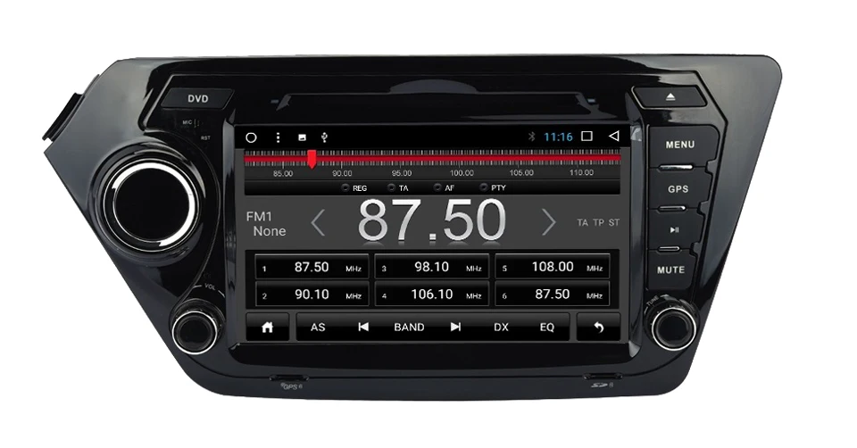 Marubox 8A200DT8. 2Din, 8 дюймов, Восьмиядерный, Android 8,1, автомобильный DVD gps для Kia Rio, K2 2010- с радио навигацией 2GB RAM32G
