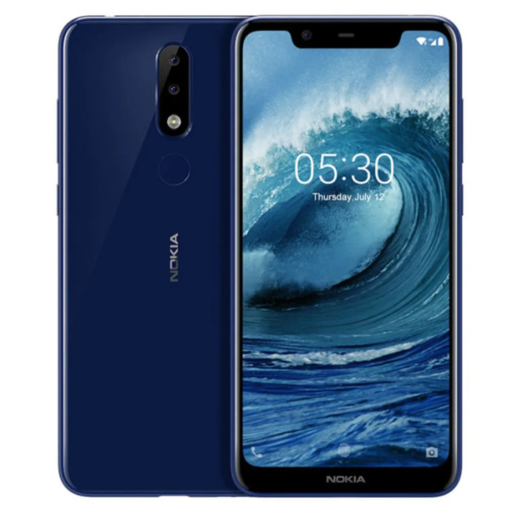 NOKIA X5 4G смартфон Helio P60 4 + 64 GB/3 32 GB Встроенная память 5 86 дюйма 2.5D HD полный Экран Android 8