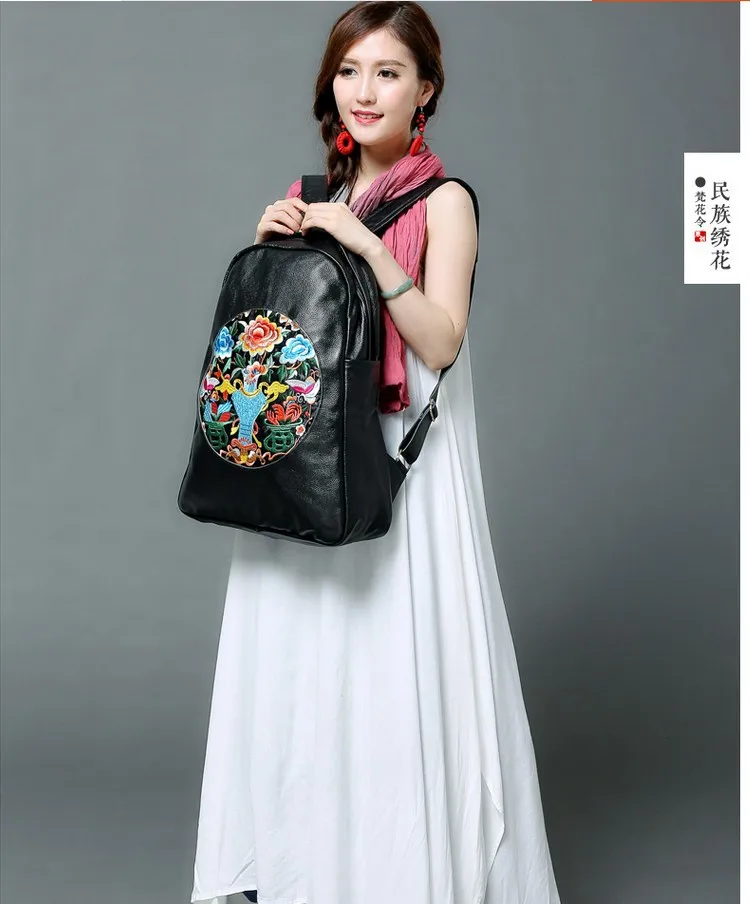 Женская сумка для ноутбука из натуральной кожи высококачественный рюкзак