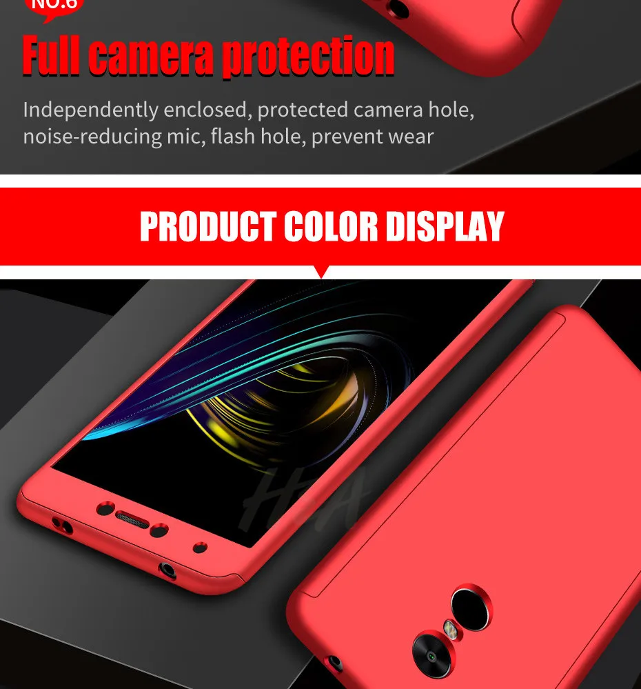 H& A Роскошный 360 полный защитный чехол для Xiaomi Redmi 4X Note 4 глобальная версия чехол для телефона для Xiaomi Redmi Note 4 4X чехол
