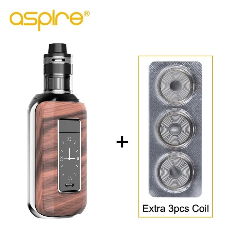 

Aspire SkyStar Revvo High Power DTL Vape Kit 210W Box Mod with 3.6 ML Revvo tank 510 Thread Electronic Cigarette without 18650