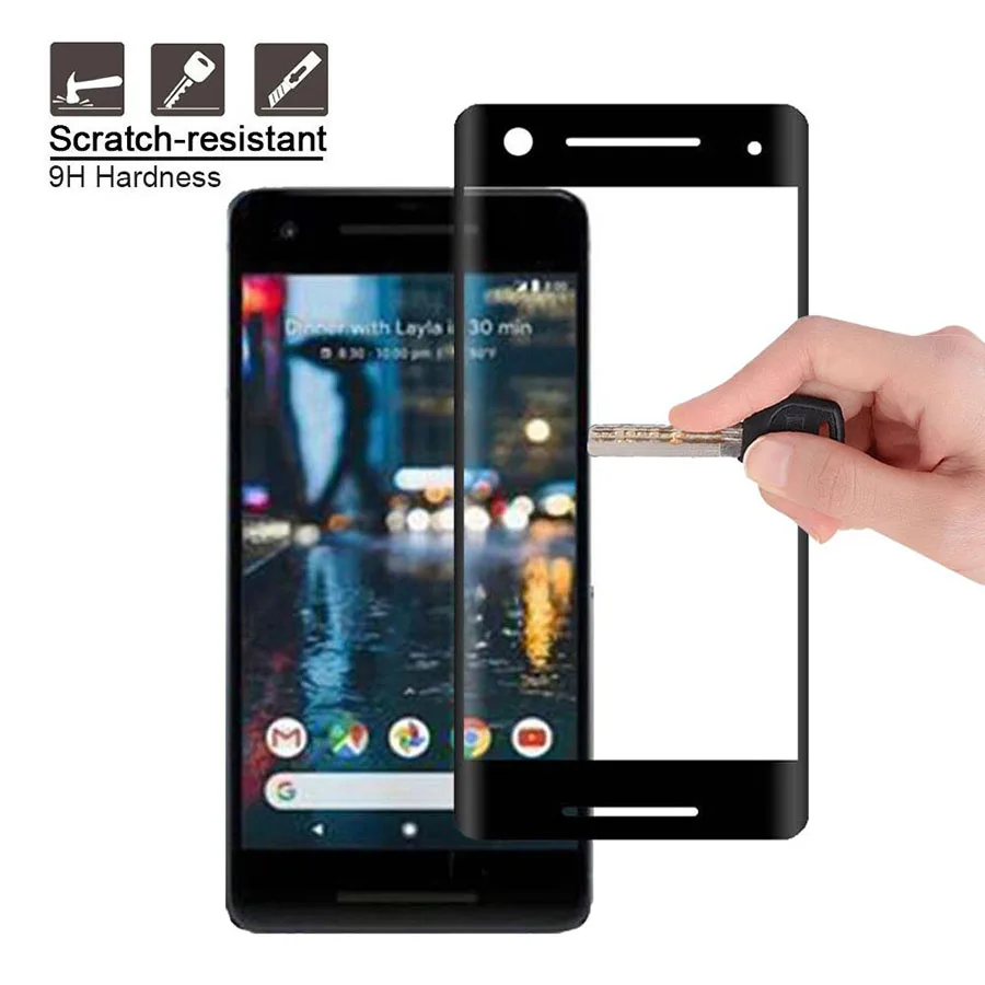 3D изогнутое закаленное Высокопрочное Стекло для Google Pixel 3 Защита экрана размера XL