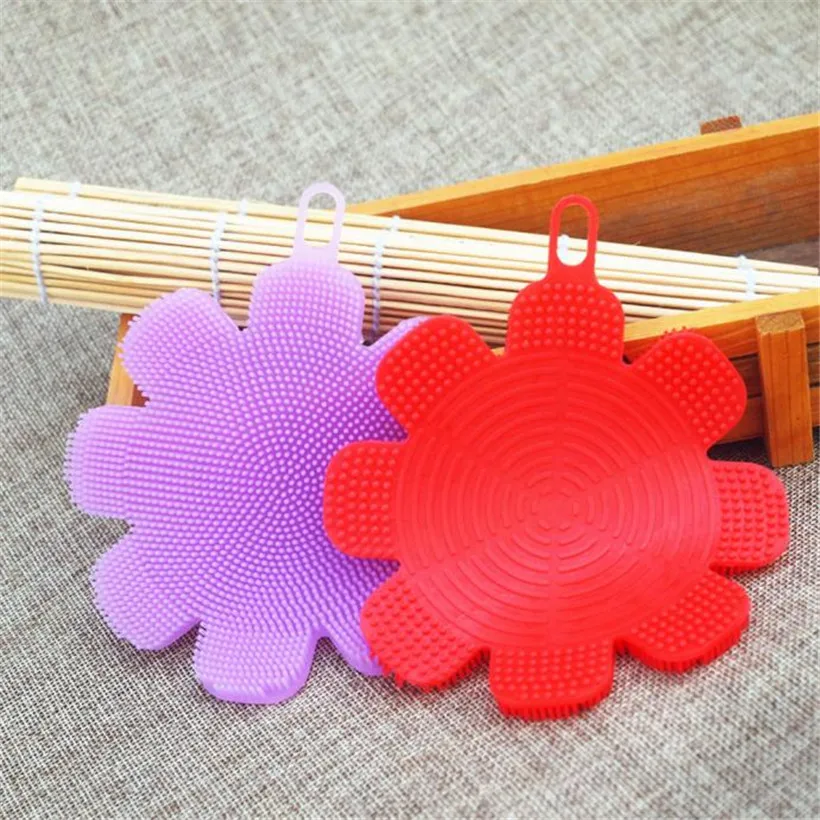 Практическая 2018 Новый 1 шт. Еда Класс Силиконовые Губка для мытья посуды кисть